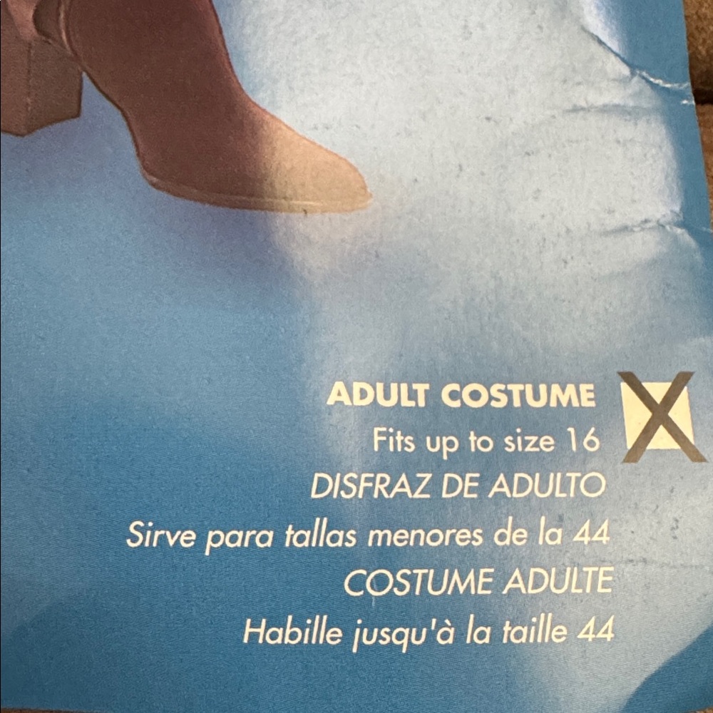 Disguise Viking Girl Deluxe Costume - Brown and Blue - Picture 3 of 3